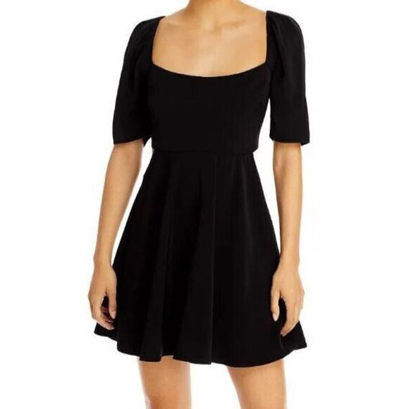 Lucy Paris BL-DR8040 Women's Sz Small Black Venice Cut-Out Short Mini Dress $88 - Picture 12 of 12